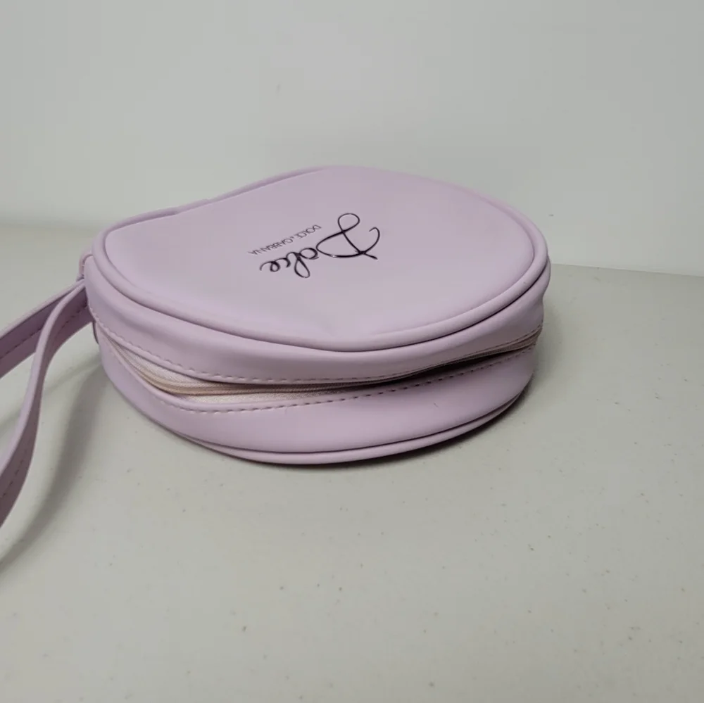DOLCE GABBANA Pink Makeup Travel Cosmetic Bag